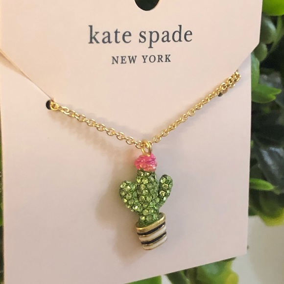 Kate Spade Cactus Mini Pendant Necklace - Picture 2 of 7